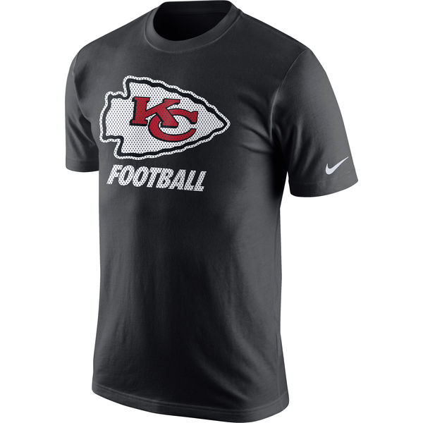 Men NFL Kansas City Chiefs Nike Facility TShirt  Anthracite